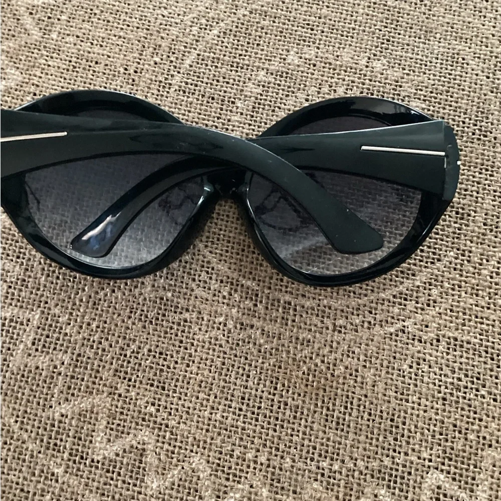 Oversized Black Sunglasses